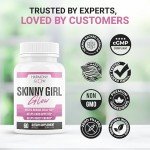 Skinny Girl Glow | Max Strength Weight Loss Pills for Women to Lose Belly Fat | Appetite Suppressant, Belly Fat Burner, Carb Blocker, Energy Booster | 7 Ultra Ingredients for Results - 60 Capsules