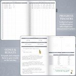 Legend Food Journal – 6-Month Wellness Diary for Tracking Meals, Calories, Macros & Exercise – Weightloss Planner & Diet Tracker – Daily Log for Weight Loss & Nutrition – 7" x 10" (Mystic Gray)