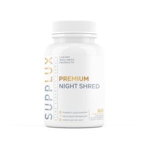 PREMIUM Night Shred - Bed Time Weight Loss Pills for Women & Fat Burner for Men - Sleep Aid, Appetite Suppressant, Metabolism Booster | 16 Research Backed Ingredients for Sleep, Relaxing - 60 Capsules