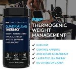 RSP Nutrition QuadraLean Thermogenic Fat Burner for Men & Women, Weight Loss Supplement, Crash-Free Energy, Metabolism Booster & Appetite Suppressant, Diet Pills, 60 Serv (Packaging May Vary)