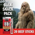Jack Link's Beef Sticks, Original - Protein Snack, Meat Stick with 6g of Protein, Meat Snack Sticks Made with 100% Beef, Keto Friendly, Individually Wrapped - 0.92 Oz. (20 Count)