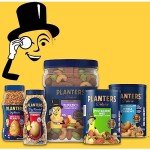 PLANTERS Deluxe Mixed Nuts, Cashews, Almonds, Pecans, Pistachios, Hazelnuts, Roasted with Sea Salt, Party Snacks, Plant-Based Protein Nut Mix, Snacks for Adults, After School Snack Mix, 27oz