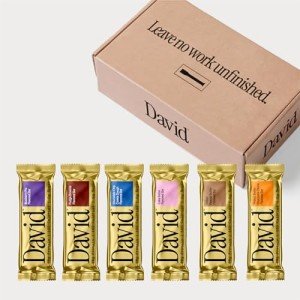 David High Protein Bars No Sugar - Sugar Free Protein Bars, Low Carb, Gluten Free - 28g of Protein, 150 Calories - David Bar On-The-Go Snack - Variety Pack (All Flavors), Pack of 6