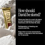 David High Protein Bars No Sugar - Sugar Free Protein Bars, Low Carb, Gluten Free - 28g of Protein, 150 Calories - David Bar On-The-Go Snack - Variety Pack (All Flavors), Pack of 6