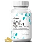 musebeam GLP-1 Probiotic Weight Loss Supplement - Women Men GLP1 Booster with Berberine - Natural GLP 1 for Appetite Suppressant Hunger Control Metabolism Fat Burn & Gut Health Support