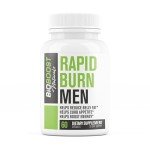Rapid Fat Burner MEN | 7 Powerful Ingredients for Male Fat Loss, Appetite Suppressant + Carb Blocker | Lose Belly Fat, Increase Energy, Size, Stamina & Sustain Muscle Mass - 60 Capsules for Men
