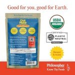 Gut Nuts Fermented Organic Cashews for Gut Health - Tangy, Umami, & Salty Flavors - Super Crunchy Low Carb Keto Snacks - Low Sugar Prebiotic & Postbiotic Cashew Snacks - 3oz Pouch (Pack of 6)