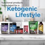 Keto Science Ketogenic Meal Shake Chocolate Dietary Supplement, Rich in MCTs and Protein, Packed with Collagen, Vitamins and Minerals, Keto and Paleo Friendly, Weight Loss, (14 servings), 20.49 Oz
