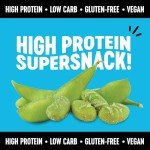 The Only Bean High Protein Snacks, Healthy Office Snacks, Healthy Snacks for Adults and Kids for Lunch, Vegan, Low Carb & Gluten Free - Edamame Beans Snack, Variety Pack - 0.9oz (Pack of 45)