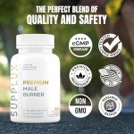 Premium Fat Burner for Men - Weight Loss Pills for Men to Shed Belly Fat Fast, Appetite Suppressant & Boost Energy | 5 Premium Ingredients to Shed Stubborn Fat, Size - Diet Pills - 60 Capsules
