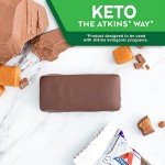 Atkins Endulge Chocolate Caramel Mousse Bar, Dessert Favorite, 1g Sugar, High in Fiber, 5 Count
