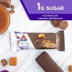 Atkins Endulge Chocolate Caramel Mousse Bar, Dessert Favorite, 1g Sugar, High in Fiber, 5 Count