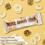 REDCON1 MRE Protein Bar, Blueberry Cobbler - Contains MCT Oil + 20g of Whole Food Protein - Easily Digestible, Macro Balanced Low Sugar Meal Replacement Bar (12 Bars)