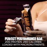 REDCON1 MRE Protein Bar, Blueberry Cobbler - Contains MCT Oil + 20g of Whole Food Protein - Easily Digestible, Macro Balanced Low Sugar Meal Replacement Bar (12 Bars)