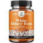 Pure White Kidney Bean Extract - AMPK Activator Pre Workout for Men and Women Natural Energy Supplement - Daily Fiber Supplement for Digestive Health and Energy Boost with Molybdenum and Amino Acids