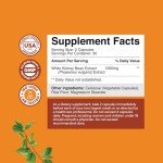 Pure White Kidney Bean Extract - AMPK Activator Pre Workout for Men and Women Natural Energy Supplement - Daily Fiber Supplement for Digestive Health and Energy Boost with Molybdenum and Amino Acids