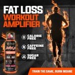 ALPHA LION Burn 20 L-Carnitine Liquid 2000mg, Premium Liquid Fat Burner & Pre-Workout Supplement for Men & Women - Natural Energy & Metabolism Booster for Weight Loss - ShredBerry