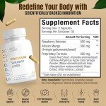 Premium Weight Loss - Powerful GLP-1 Supplement Support Weight Loss Pills for Women & Fat Burner for Men - Appetite Suppressant, Belly Fat Burner | 7 Research Backed Ingredients - 60 Capsules