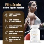 Premium Weight Loss - Powerful GLP-1 Supplement Support Weight Loss Pills for Women & Fat Burner for Men - Appetite Suppressant, Belly Fat Burner | 7 Research Backed Ingredients - 60 Capsules