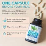 Zenwise Health Digestive Enzymes and Bromelain for Gut Health - Probiotic Multi Enzymes with Prebiotics and Probiotics for Women and Men for Digestive Health and Bloating Relief for Digestion - 60 CT