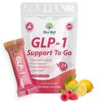 GLP-1 Supplement | Natural GLP-1 Production | GLP 1 Booster Drink Mix to Control Appetite and Cravings | Great Tasting Metabolic Support - Yerba Mate, Garcinia Cambogia, Berberine [Raspberry Lemonade]