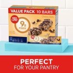 Fiber One Chewy Bars, Oats and Chocolate, Fiber Snacks, Value Pack, 10 Ct, 14.1 oz