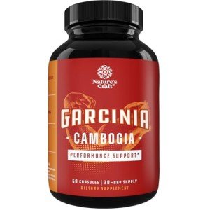 60% HCA Pure Garcinia Cambogia Extract - Blocks Carb Absorption - Suppresses Appetite - Burns Fat - Natural Weight Loss Supplement for Men & Women 60 Capsules - 30 Servings