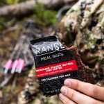 Range Meal Bar - High Calorie Meal Replacement Bars - Gluten Free Bars - Backpacking Meals - 6 Pack (Chocolate, Peanut Butter and Coffee)