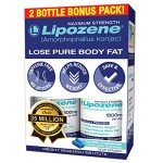 Lipozene - Weight Loss Supplement Diet Pills - Appetite Suppressant and Control - Two Bottles 60 Capsules Total