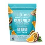 Ultima Replenisher Crave Killer Supplement and Electrolytes Powder – Tropical Fusion, 14 Stickpacks – Hydration Packets That Kick Cravings to The Curb