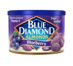 Blue Diamond Almonds, Classic Blueberry Flavored Sweet Snack Nuts perfect size for On-the-go, Lunch, Adults and Kids, 6oz Can