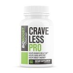 Crave Less PRO | Ultra Weight Loss Pills for Women & Men | Supports GLP-1 Pathway Function | Appetite Suppressant, Belly Fat Burner | 5 Powerful Ingredients for Weight Loss, Size, Stamina - 60 Caps