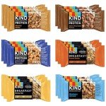 Breakfast Bars 6 Flavor Variety Pack, Healthy Ready to Eat Snacks 24 Pack, Total of 48 Bars