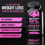 Rockstar Skinny Gal 3.0 Weight Loss Pills for Women - Thermogenic Fat Burner, Hyper-Metabolizer Metabolism and Appetite Suppressant Support, Keto Friendly, Gluten Free
