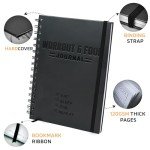 Nextnoid Hardcover Fitness & Food Journal - Nutrition & Workout Planner for Men & Women - A5(5.7" x 8.3") Sturdy Workout Log Book to Track Diet, Gym & Home Workouts