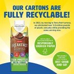 Carnation Breakfast Essentials High Protein with Fiber Ready-to-Drink, 8 FL OZ Carton, Rich Milk Chocolate (Pack of 24) (Packaging May Vary)