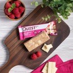 Quest Nutrition- High Protein, Low Carb, Gluten Free, Keto Friendly, 12 Count White Chocolate Raspberry