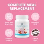 Yes You Can! Complete Meal Replacement - 15 Servings (2 Pack), 20g of Protein, 0g Added Sugars, 22 Vitamins and Minerals - All-in-One Nutritious Meal Replacement Shake (Strawberry)