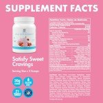 Yes You Can! Complete Meal Replacement - 15 Servings (2 Pack), 20g of Protein, 0g Added Sugars, 22 Vitamins and Minerals - All-in-One Nutritious Meal Replacement Shake (Strawberry)