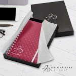 Bright Line Eating Official Food Journal – 90-Day Daily Meal Planner Notebook – Weight Loss Journal to Track Food, Water, & Weight Loss – Food Diary Journal w/Healthy Eating Tips & Food Plan (Berry)