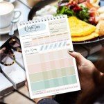 Food Journal for Women & Men – Daily Weight Loss Tracker, Fitness & Nutrition Planner, Diet Log Book for Tracking Meals, Calories, Workouts & Wellness Goals, 50 Double-Sided Pages, 5.5 x 8.5