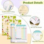 1 Pcs Food Journal Diary 5.8×8.3 inch Food Tracker Journal Daily Calorie Counter Book with Breakfast Lunch Dinner Calorie and Snack Sections for Nutrition Tracker Book