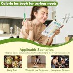 1 Pcs Food Journal Diary 5.8×8.3 inch Food Tracker Journal Daily Calorie Counter Book with Breakfast Lunch Dinner Calorie and Snack Sections for Nutrition Tracker Book