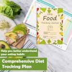 1 Pcs Food Journal Diary 5.8×8.3 inch Food Tracker Journal Daily Calorie Counter Book with Breakfast Lunch Dinner Calorie and Snack Sections for Nutrition Tracker Book