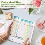 1 Pcs Food Journal Diary 5.8×8.3 inch Food Tracker Journal Daily Calorie Counter Book with Breakfast Lunch Dinner Calorie and Snack Sections for Nutrition Tracker Book
