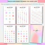12 Month Weight Loss Journal | Pounds Lost & Body Measurements Tracker - A5 (Rainbow)