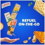 Lance Sandwich Crackers, Variety Pack, 3 Flavors, 20 Individually Wrapped Packs, 6 Sandwiches Each