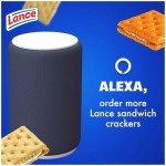 Lance Sandwich Crackers, Variety Pack, 3 Flavors, 20 Individually Wrapped Packs, 6 Sandwiches Each