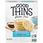 Good Thins Simply Salt Rice Snacks Gluten Free Crackers, Snack Crackers, 3.5 oz