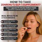 Zenrenu GLP-1 Supplement for Women-Natural Appetite,Craving & Loss Support – Akkermansia Probiotic, Super Berberine & Cinnamon,11-in-1 Gut & Metabolism Support - GLP1 Activate -60 Vegan Caps